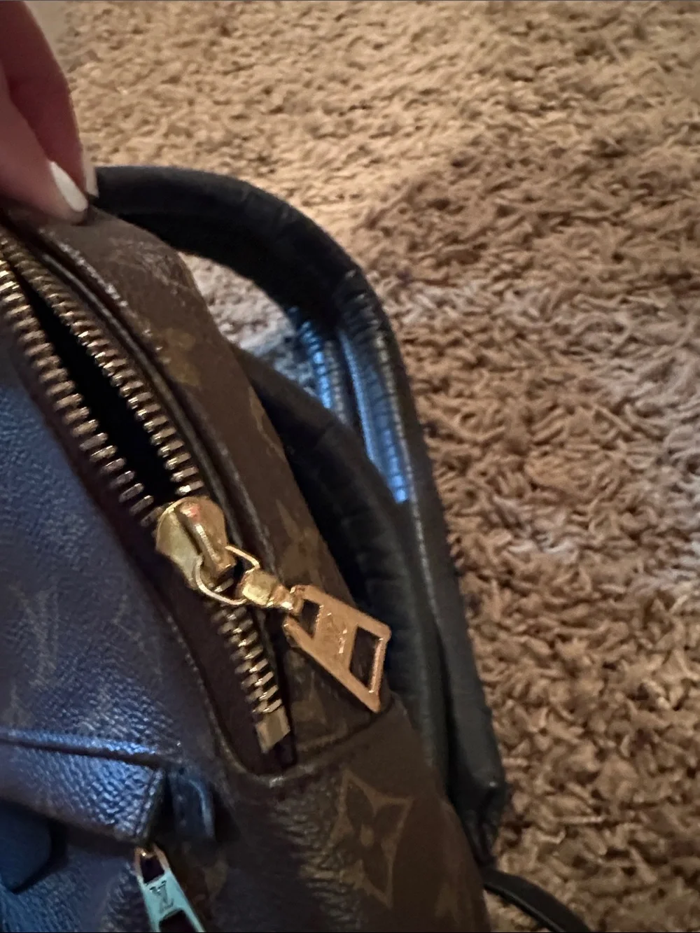 Louis Vuitton Monogram Mini Backpack in Brown and Black